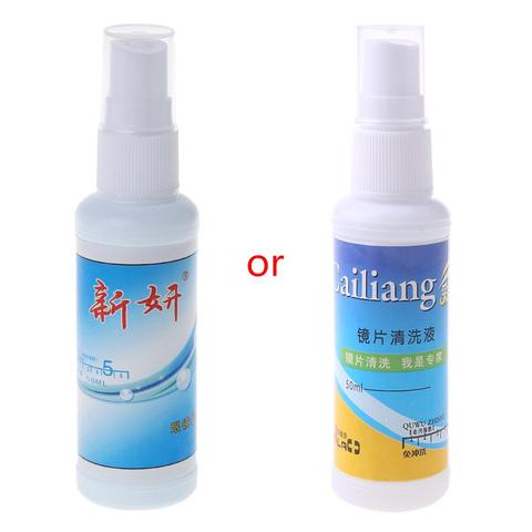 50ml Glasses Lens Cleaner Wipe Nursing Liquid Phone Screen Sunglasses Cleaning Anti Fog Misting Dust Portable Eyewear Cleaner ► Photo 1/6