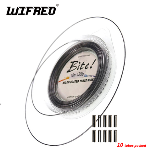 5 Spool 7 Strand Braided Stainless Steel Wire Fishing Leader Coated Trace Fishing Line Trolling Salterwater Fishing Rig Material ► Photo 1/6