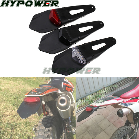 FOR KTM CR EXC WRF 250 400 426 450 Polisport Motorcycle LED Tail Light&Rear Fender Stop Enduro taillight MX Trail Supermoto ► Photo 1/6