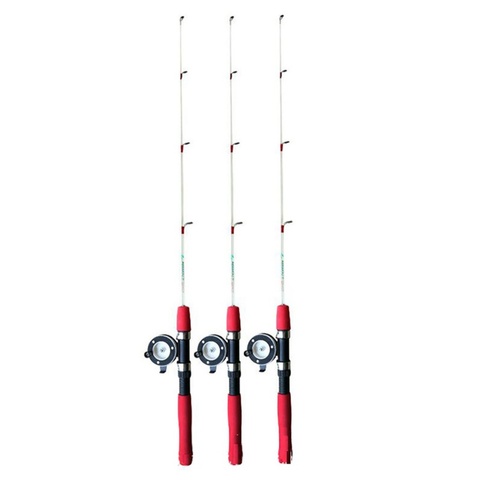 60cm/80cm/100cm Portable Winter Ice Fishing Rods  Combo Casting Solid Hard Rod Fishing Reels Fishing Rod Sea Fishing Rods 1pc ► Photo 1/6