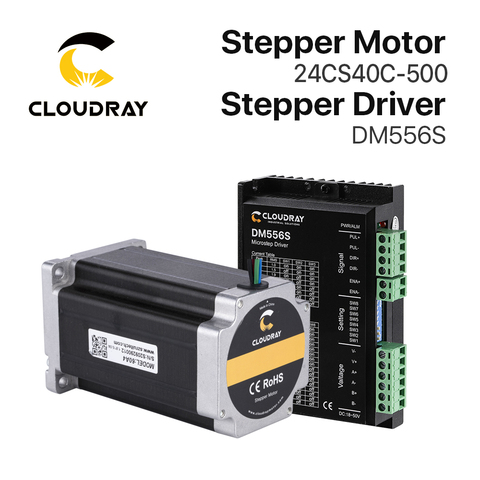 Cloudray Nema 24 Stepper Motor Driver Kit Open Loop 4.0N.m 5A 1.4A-5.6A 18-50VDC for 3D printer CNC Engraving Milling Machine ► Photo 1/6