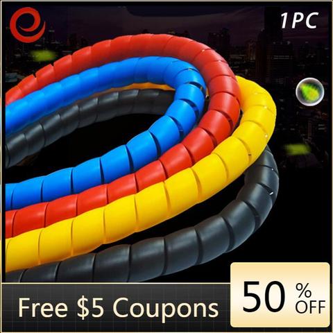 Line Organizer Pipe Protection Spiral Wrap Winding Cable Wire Protector Cover Tube for Dualtron Electronic Scootor DT3 Thunder ► Photo 1/4