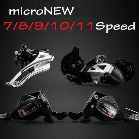 microNEW Bicycle Rear Derailleur Front Shifter Shift Lever 7/8/9/10/11 Speed MTB Mountain Bike Road Bicycle Parts microshift ► Photo 1/6