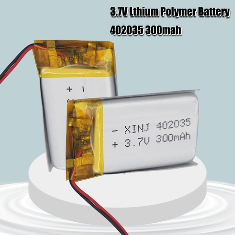 3.7V 300mAh 402035 042035 Lithium Polymer Li-Po li ion Rechargeable Battery For MP3 MP4 MP5 battery Bluetooth headset Lipo cell ► Photo 1/6