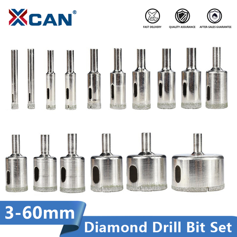 XCAN Diamond Coated Drill Bit 3-60mm for Tile Marble Glass Ceramic Hole Saw Drill Diamond Core Bit ► Photo 1/6