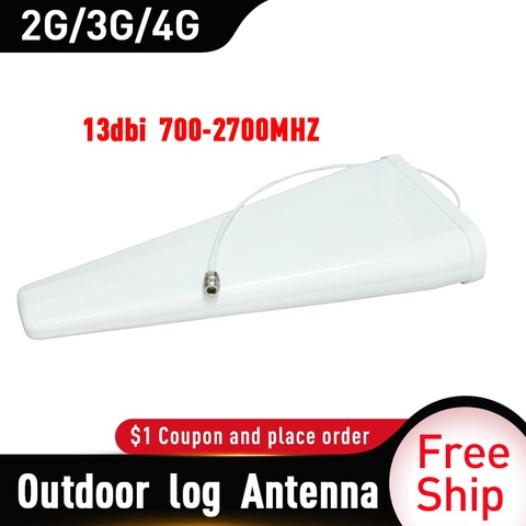 13dBi 700-2700MHz Outdoor Log Periodic Antenna Signal Boosters 2G 3G 4G Antenna for Mobile Signal Repeater External 4G Antenna ► Photo 1/5