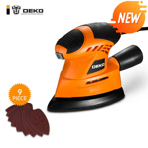 DEKO TMMS01 130W Mouse Sander with 9 Sheets of sandpaper Dust exhaust ► Photo 1/6