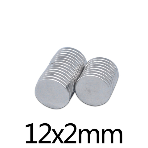 20/50/100pcs 12x2 mm Permanent Round Magnet 12mmx2mm Neodymium Magnet N35  Fridge Mini Strong Magnetic Magnets 12*2 mm ► Photo 1/3