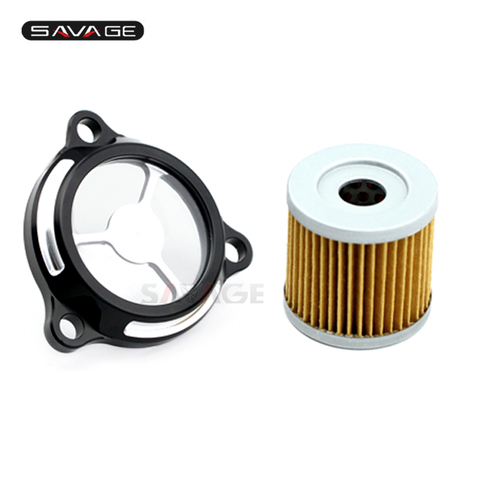 Engine Oil Filter Clear Cover For SUZUKI DRZ400 E/S/SM DR-Z 400 DRZ400S DRZ400SM DRZ400E LTZ400 LTR450 Motorcycle Accessories ► Photo 1/6