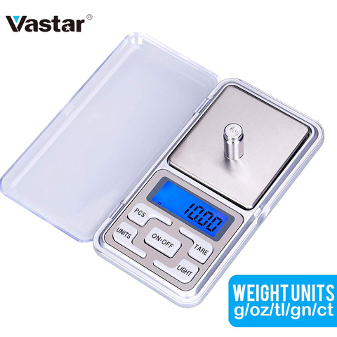 Vastar 200g/300g/500g x 0.01g /0.1g/Mini Presicion Pocket Electronic Digital Scale for Gold Jewelry Balance Gram Scales ► Photo 1/6