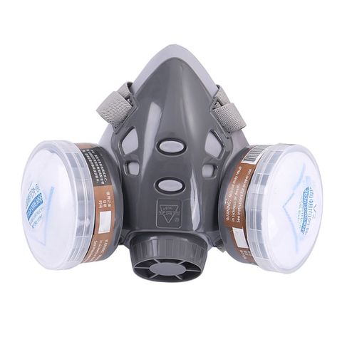 Full Facemask Respirator Gas Mask Filter Dust Protective Facepiece Mask For Paint Spraying ► Photo 1/6