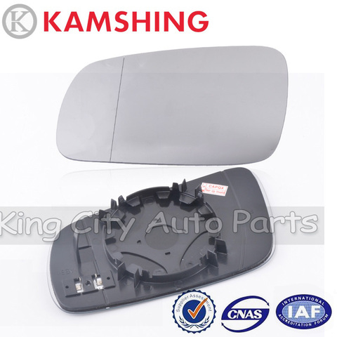 CAPQX With heating For AUDI A6 C5 1999 2000 2001 2002 2003 2004 2005 Rearview Mirror Glass Rear view mirror white Lens ► Photo 1/6