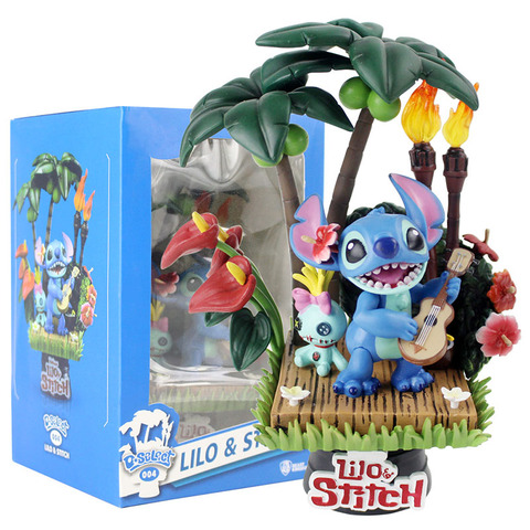 Beast Kingdom Lilo and Stitch Toys Stitch and Scrump Hawaii Holiday Time  D-Select 004 PVC Action Figure Collectible Model Dolls - Price history &  Review, AliExpress Seller - Souwan Store