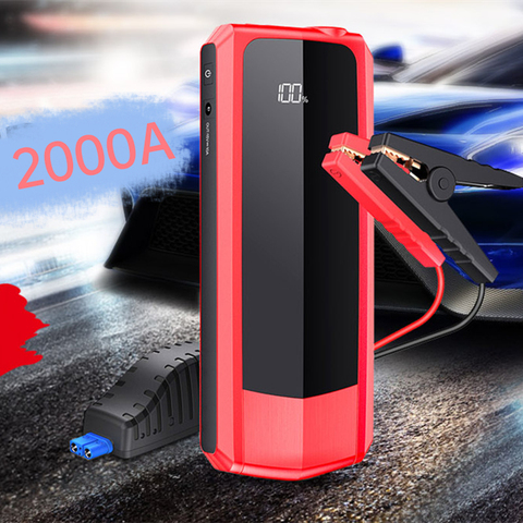 Audew Car Jump Starter Power Bank 20000mAh 2000A Booster Battery Charger  Starting Device QC3.0 Charger Portable Car Powerbank - Price history &  Review