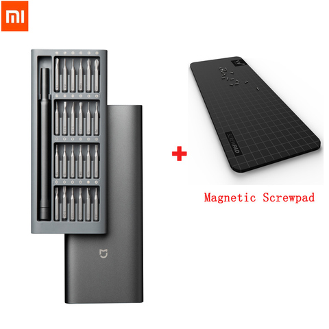 2022 Original Xiaomi Daily Use Screwdriver Kit 24 Precision Magnetic Bits Alluminum Box DIY Screw Driver Set For Smart home ► Photo 1/6
