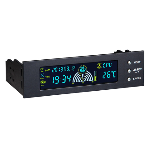 5.25 Inch PC Bracket Fan Speed Controller Accessories LCD Front Panel 3 Pin Temperature Display Computer Easy Operate Home ► Photo 1/5