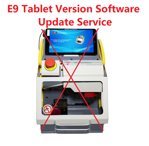 SEC E9 Tablet version update service remoted control to install update software For SEC-E9 automatic key cutting machine ► Photo 1/1