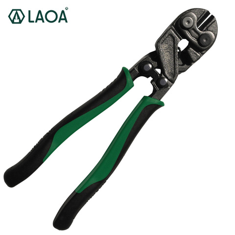 LAOA Bolt Cutters 8 Inch Cr-Mo Steel Round Nose Scissors 58HRC With Black Coating Treatment Wire Cutter ► Photo 1/5