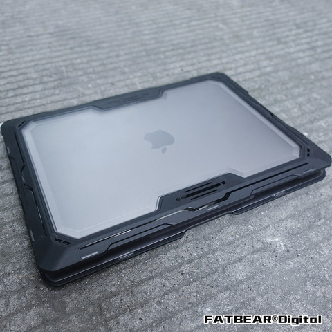 [MacBook Pro Air 13 inch] (2022) A2289 A2251 A2179 FATBEAR Tactics Rugged Shockproof Armor Buffer Military Case Cover Graph ► Photo 1/6
