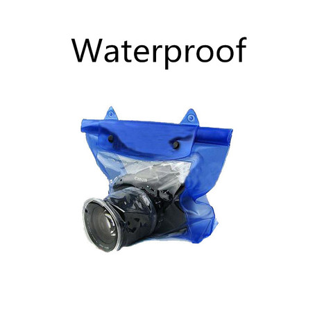 Waterproof Transparent Camera Case for Canon Nikon DSLR SLR Underwater Housing Pouch Case PVC Digital Camera Lens Dry Protector ► Photo 1/2