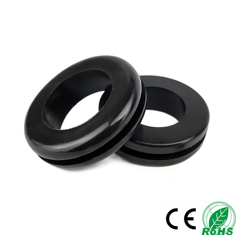 50/10PCS 3/4/5/6/7/8/10/12/14/16/18/20/25mm Inner Diameter Cable Wiring Rubber Grommets Gasket Ring Wire Protective Loop ► Photo 1/6