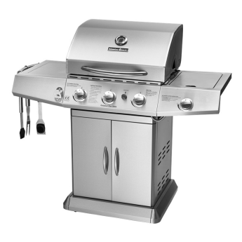 HIGH-END configuration and perfect appearance outdoor gas bbq grill,three burners+side burner gas bbq grill ► Photo 1/5