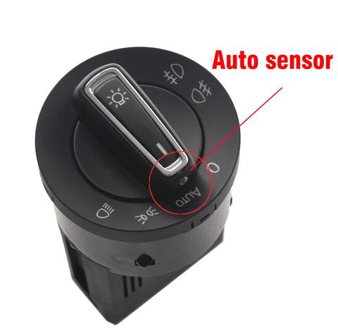 Car Headlight Fog Lamp Switch Headlamp Switch Car Accessorie For VW Golf Mk4 Passat B5 Polo Bora Jetta MK4 ► Photo 1/5