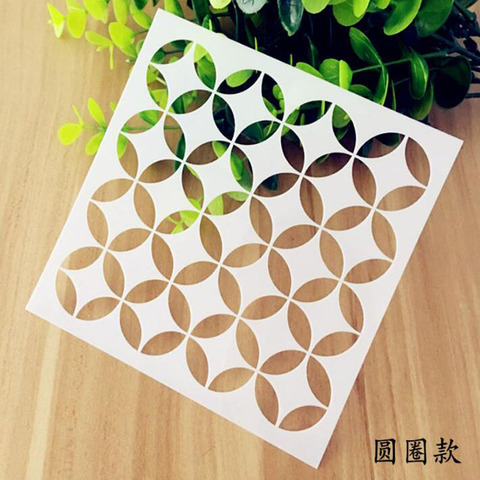 DIY Stencil Reusable Painting Hollow Template Stencils For Painting Wall Scrapbooking Photo Album Embossing Paper Cards Crafts ► Photo 1/1