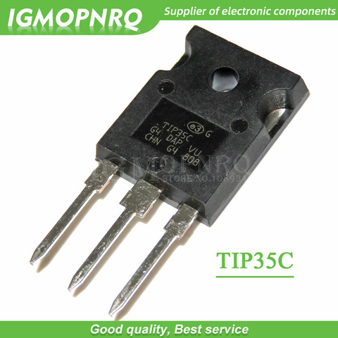 10PCS TIP35C TIP35 TO-247 100V/25A/125W NPN  transistor new original ► Photo 1/1