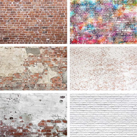 Mehofond Photography Background Old Brick Wall Cement Party Baby Child Portrait Photographic Photocall Backdrop Photo Studio ► Photo 1/4