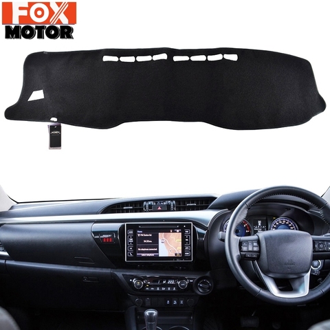 Dashboard Cover Dashmat Dash Mat Sun Shade Dash Board Cover Carpet For Toyota Hilux SR5 SR Workmate 2016 2017 2022 ► Photo 1/6