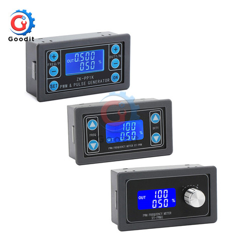 LCD Digital PWM Signal Generator Pulse Frequency Duty Cycle Adjustable Square Wave Rectangular Wave Signal Function Generator ► Photo 1/6