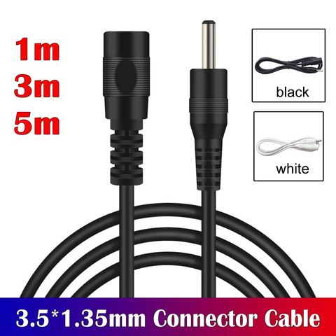 NEOCoolcam  3.5x1.35mm DC Male Female Power Extension Cable 1/3/5M Optional For CCTV Cord Adapter Camera extend Connector ► Photo 1/6