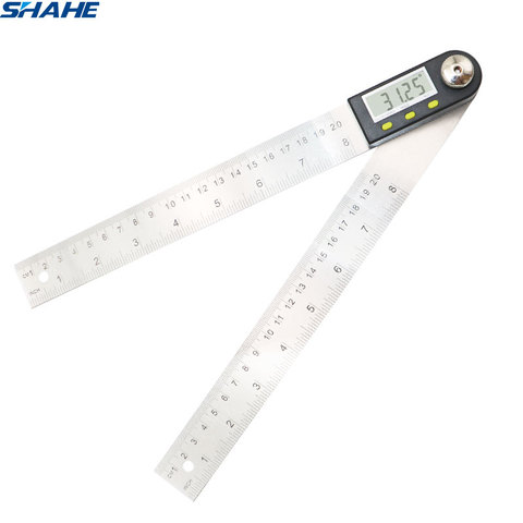shahe 200 mm Digital Protractor Inclinometer Electron Goniometer Angle Ruler Stainless Steel Digital Level Measuring Tool ► Photo 1/6