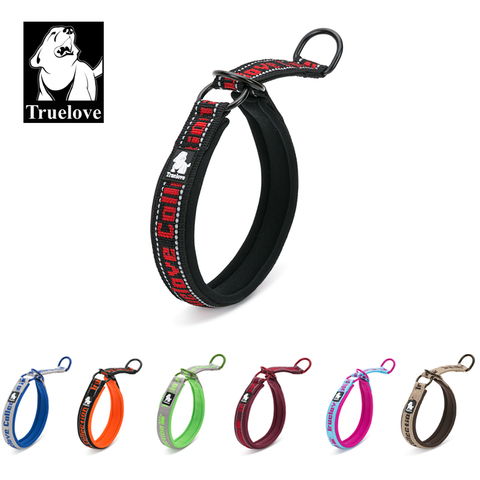 Truelove P-Chain Nylon Pet Collar Adjustable Reflective SBR Neoprene Pull-resistant Explosion-proof Dog and Cat Travel TLC5371 ► Photo 1/6