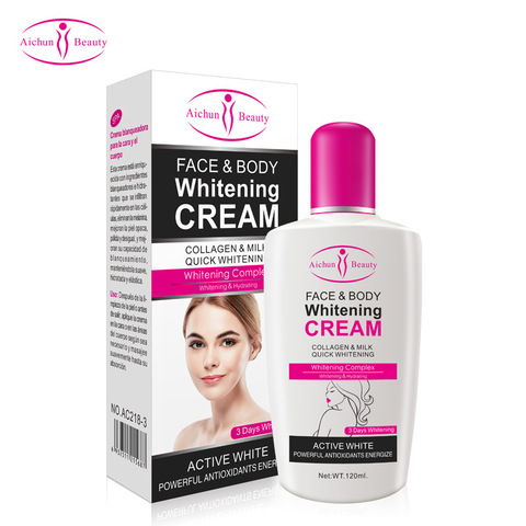 120ml Body Cream for Dark Skin Bleaching Brightening Body Lotion Whitening Cream Private Armpit Skin Whitening Cream 2022 NEW ► Photo 1/6