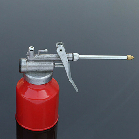 oil pot transparent manual machine High pressure machine can oil gun drop bottle lubrication long mouth oil pot oiler 250ml ► Photo 1/6