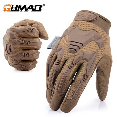 Tactical Full Finger Gloves Military Army Glove Cycling Airsoft Bicycle Hunting Hiking Driving MTB Road Mitten Shockproof Men ► Photo 1/6