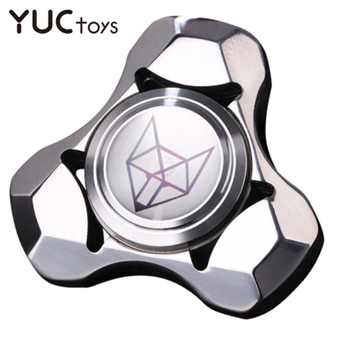 Stainless Steel Hand Spinner Fidget Silent Bearing Zinc Alloy Metal Steel ball Mute Edc Finger Gyro Relieve Stress Boy Xmas Gift ► Photo 1/6