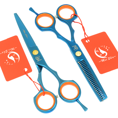 Meisha 5.5 inch Professional Hair Cutting Thinning Styling Tool Japan 440c Hairdressing Scissors Set Hair Salon Shears A0027A ► Photo 1/6