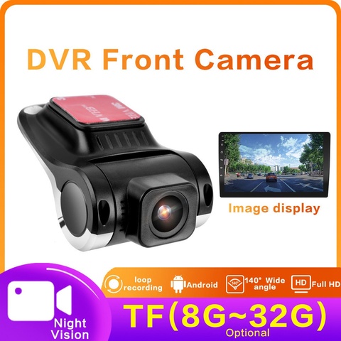 USB car DVR HD camera USB car digital video recorder camera invisible night vision driving recorder support car Android radio ► Photo 1/6