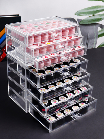 Acrylic Nail Art Accessories Beads Storage Case Drawer Box Crystal Nail Art Decoration Organizer Holder Jewelry Container ► Photo 1/6