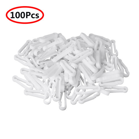 100Pcs Plastic Snap Clip Hooks Mini Carabiner Buckle Paracord Backpack Straps Bag Parts for backpack wallets hooks ► Photo 1/6