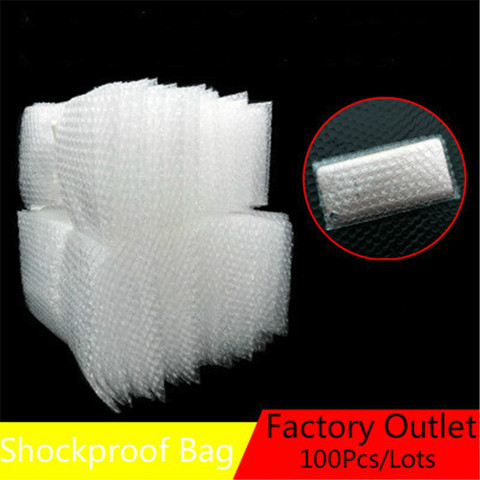 100pcs/Lots Plastic Bubble Bag Wrap Envelope White Bubble Packing Bags PE Clear Bubble Bag Shockproof Bag Double Film 8 Sizes ► Photo 1/6