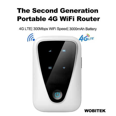 4G Router Unlocked Lte Wifi Mini Wireless Portable Pocket Modem Mobile MiFis Hotspot For Car Wi-Fi Sim Card Slot Powerbank Mino ► Photo 1/6