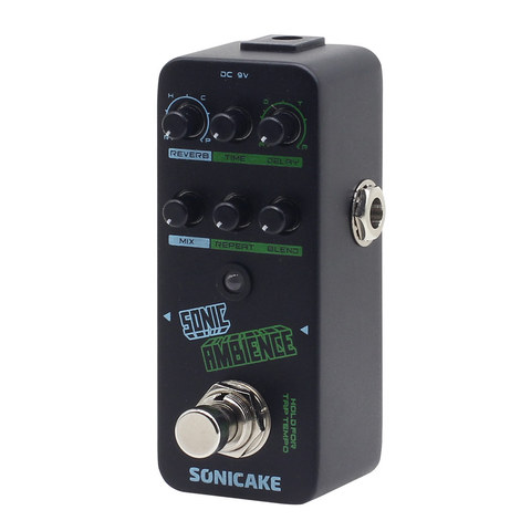 SONICAKE Sonic Ambience Multi Mode Tap Tempo Delay and Reverb Guitar Bass Effects Pedal QSS-16 ► Photo 1/1