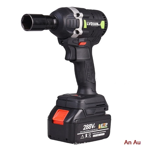 288VF Cordless Electric Impact Wrench Electric Wrench Brush 630N.m 1x Li-ion Battery Power Tools Car repair tools ► Photo 1/6