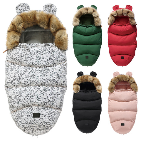 Envelope In A Stroller Baby Sleeping Bag Winter Socks Sleep Bag Windproof Warm Sleepsack Baby Footmuff For Stroller Dropshipping ► Photo 1/6