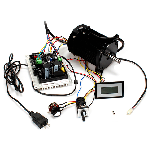 600W, 750W, 1100W, 1500W lathe brushless motor kit, high torque, heavy load, stepless speed regulation, high power ► Photo 1/5