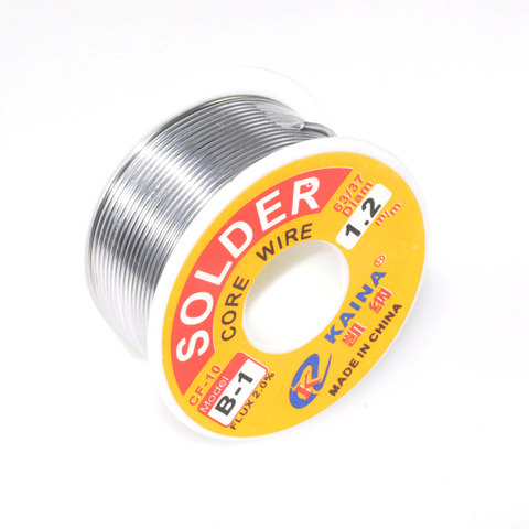 100G Solder Wire Tin CF-10 63/37 Model B-1 0.5/0.6/0.8/1.0/1.2/1.5/2.0mm Diameter Welding Solder Core ► Photo 1/6